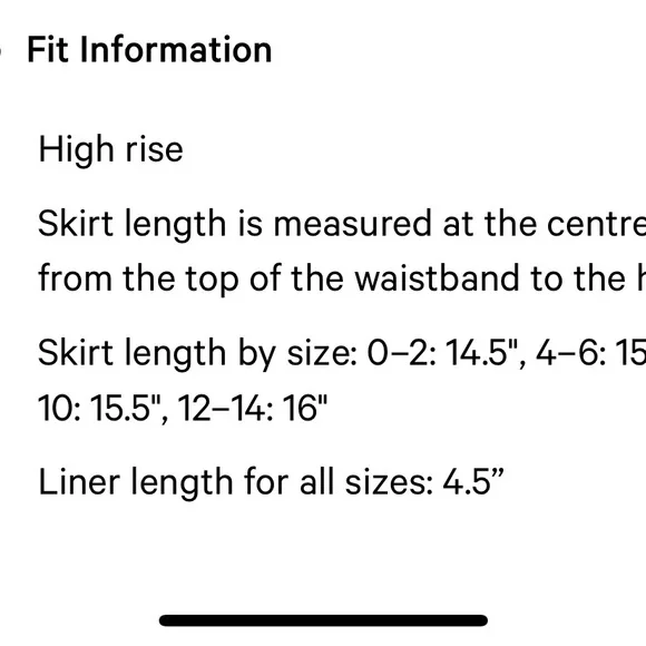 Lululemon Pleated Tennis Skirt *Long NWT - Picture 8 of 8